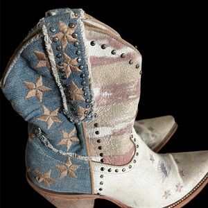 Old Gringo Yippee Ki Yay Short Boot - Patriotic - Eagle - America - 7.5